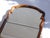 Wood Large Antique Wooden Scalloped Mirror in Oak with Beveled Glass For Sale - Image 7 of 9