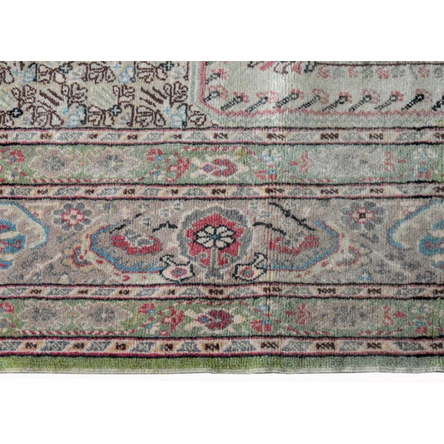 Vintage Turkish Prayer Rug For Sale In Chicago - Image 6 of 11