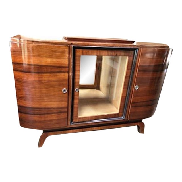 1930s Vintage French Art Deco Cabinet For Sale