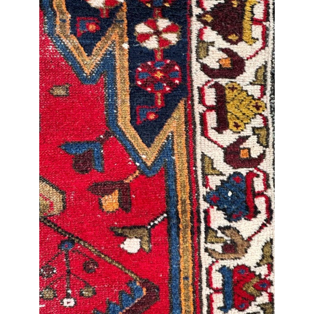 Vintage Mazlaghan Rug, 1950s For Sale - Image 6 of 18