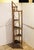Circa 1880-1900 bamboo multi-tier corner etagere, English. The surfaces now artisan decoupaged with dragonflies....