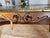 Late 20th Century Vintage Mid-Century Italian Rococo Revival Marquetry Coffee Table With Pierced Brass Gallery For Sale - Image 5 of 7