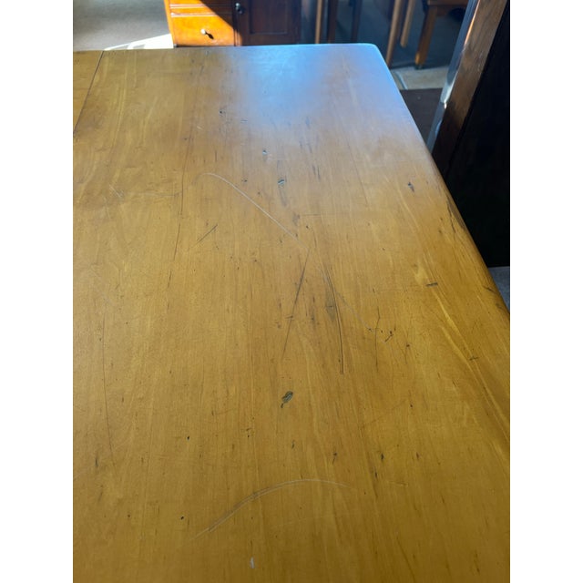 Brown 1950's Stickley French Farmhouse Pine Dining Table For Sale - Image 8 of 10