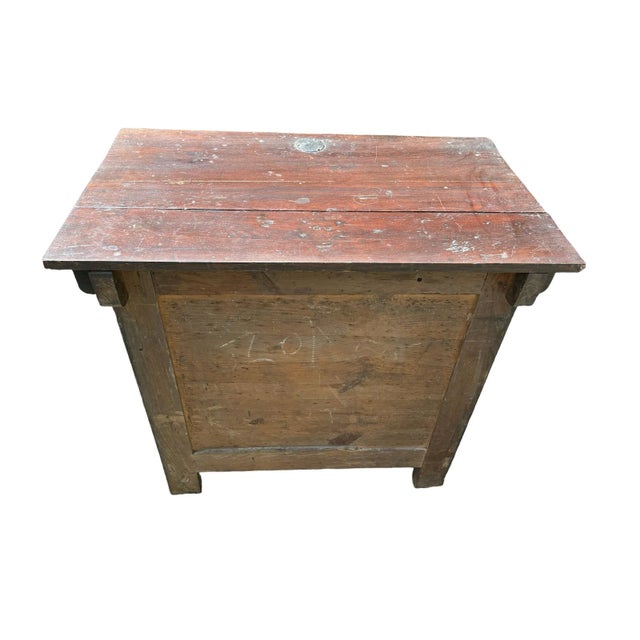 Asian Antique 20th Century Rice Chest With Liner For Sale - Image 3 of 6