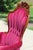 Vintage Victorian Revival Mahogany His & Hers Parlor Chairs Red Velvet Pair For Sale - Image 9 of 18