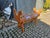 Folk Style Wooden Bench with Carved Dogs, 1960s For Sale - Image 4 of 9