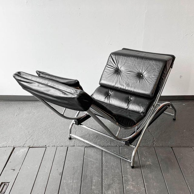 Black Relax Deck Chair from Swecco For Sale - Image 8 of 18