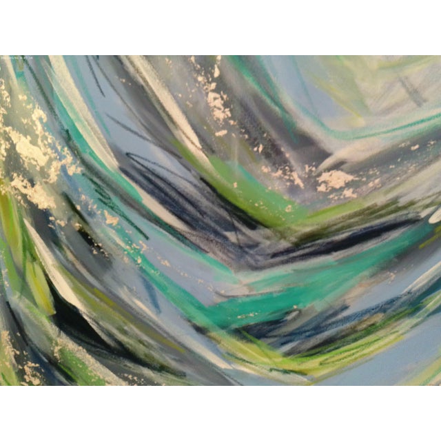 "Spring Break" Large Acrylic on Canvas Abstract Painting For Sale - Image 4 of 9