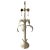 Metal 1960s White Tole Palm Tree Lamp For Sale - Image 7 of 7