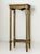 French 20th Century French Louis XVI Tall Carved Gilt Pedestal Stand With Marble Top For Sale - Image 3 of 12