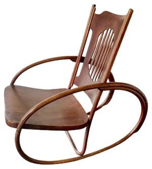 Children's Rocking Chair from Jacob & Josef Kohn, Austria, Early 1900s