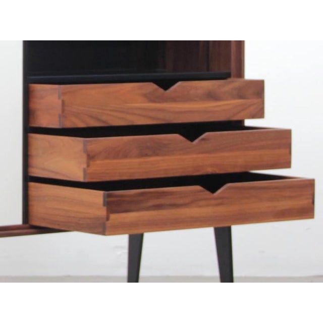 Scandinavian Model S2-51 Sideboard in Walnut For Sale - Image 11 of 14