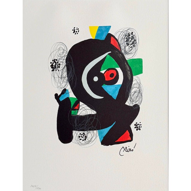 Joan Miró, La Mélodie Acide, Planche II, 1980, Lithograph For Sale - Image 4 of 7