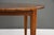 1960s Refinished Walnut 47” Round to Oval Dining Table For Sale - Image 4 of 10