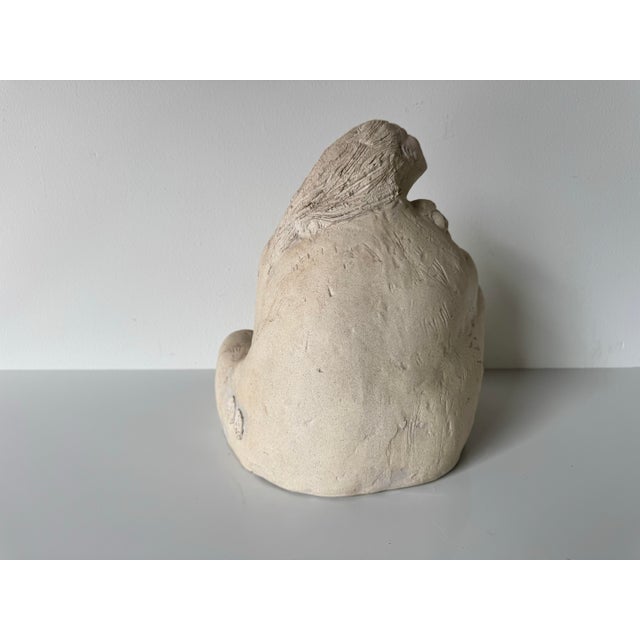 Brown Vintage Native American-Inspired Mother and Child Sculpture For Sale - Image 8 of 12