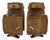 Pair of Art Deco Wood Bedside Tables With Marble Tops, Circa 1930 For Sale