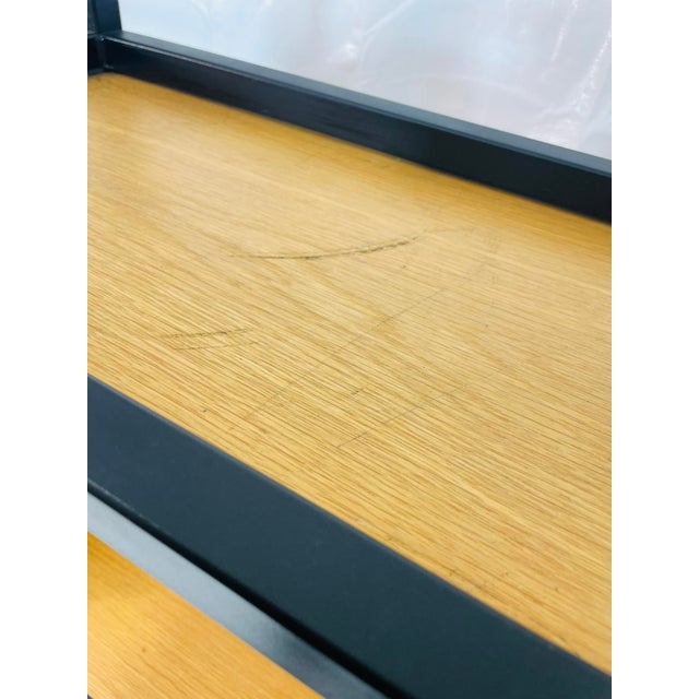 Custom Architectural Metal and Wood Display Cabinet / Bookcase, Usa 1990's For Sale - Image 17 of 18