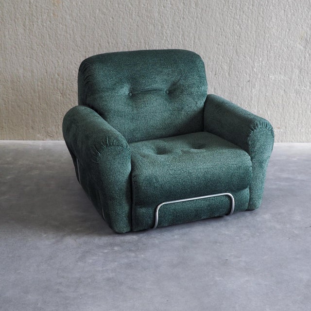 1960s Mid - Century Modern Italian Armchair, 1960s For Sale - Image 5 of 16