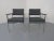 Vintage Square Tubular Tulipwood and Steel Armchairs, Germany, 1960s, Set of 2 For Sale - Image 13 of 15
