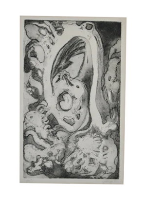 Vintage Etching with Aquatint circa 1977