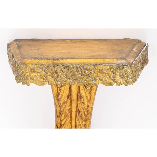 Italian Neoclassical Style Gilt Wall Brackets, 4 For Sale - Image 14 of 16