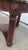 2000 - 2009 Henkel Harris Mahogany Empire Rare Marble End Table For Sale - Image 5 of 6