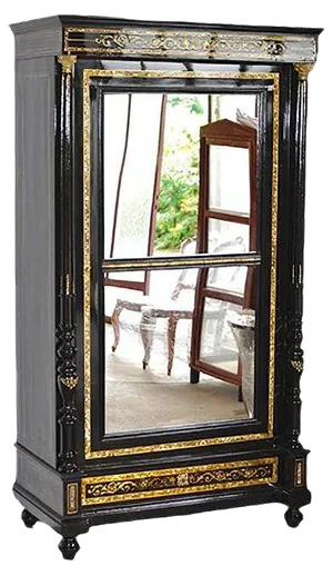 Boulle Technique Bookcase in the Style of Makart