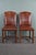 Set of Leather Dining Room Chairs For Sale - Image 3 of 14