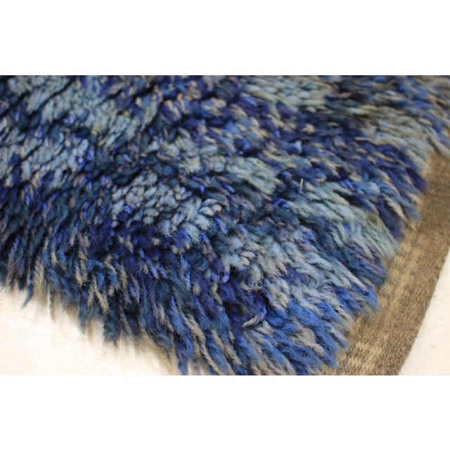 Mid-Century Modern Vintage Danish Wool Rug from Nordiska Industri For Sale - Image 3 of 7