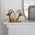 Mid Century Ibex Brass Bookends For Sale - Image 10 of 10
