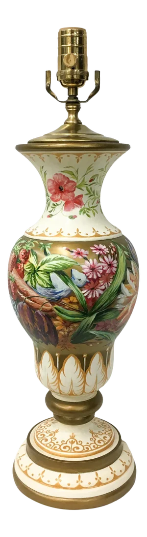Early 20th Century Vintage Vase Lamp