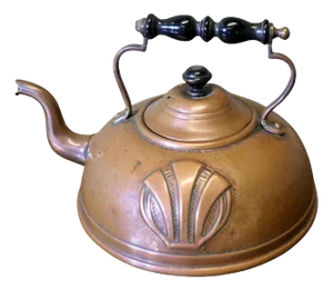 Vintage Arts & Crafts Copper Kettle, 1880s