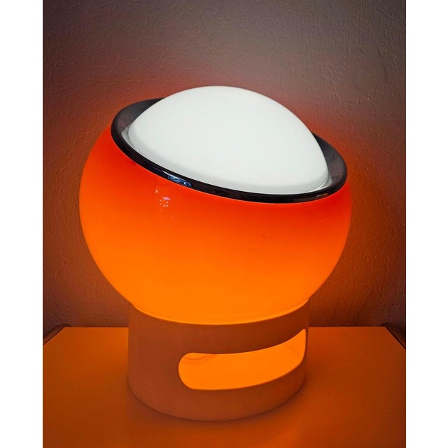 Orange Clan Floor Lamp attributed to Studio 6g for Guzzini and Meblo, Former Yugoslavia, 1960s For Sale - Image 10 of 12