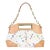 White Multicolor Monogram Canvas Judy MM For Sale