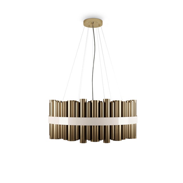 Not Yet Made - Made To Order Granville Round Suspension Lamp by Creativemary For Sale - Image 5 of 12
