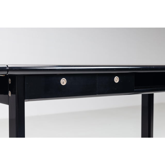 Drop Leaf Desk with Pamplona Chair by Augusto Savini for Pozzi, Italy, 1970s For Sale - Image 15 of 18