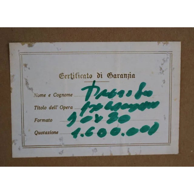 Piero Leo, Mountain Landscape, 1974, Oil on Faesitis For Sale - Image 9 of 13