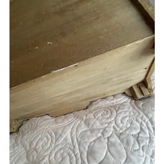 Antique Miniature Birdseye Maple/*Pine Wooden Armoire For Sale In Sacramento - Image 6 of 17