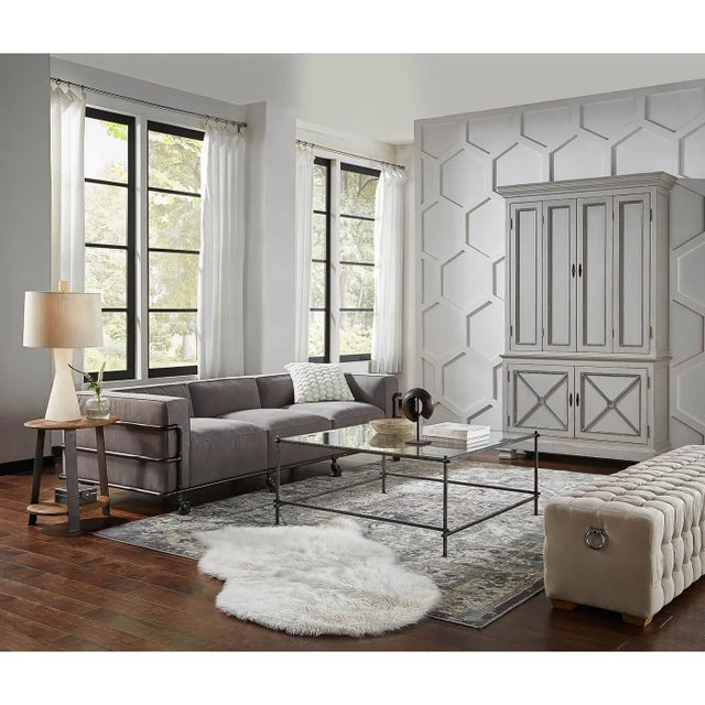 Modern Tufted Upholstered Bench For Sale In Raleigh - Image 6 of 8