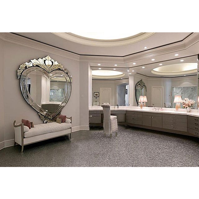 For Sale: Iconic Heart-Shaped Mirror from the Estate of TV Hollywood Legend Aaron Spelling A breathtaking 9-foot by 6-foot...