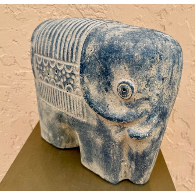 Black Early 20th Century Central American Elephant Sculpture For Sale - Image 8 of 8