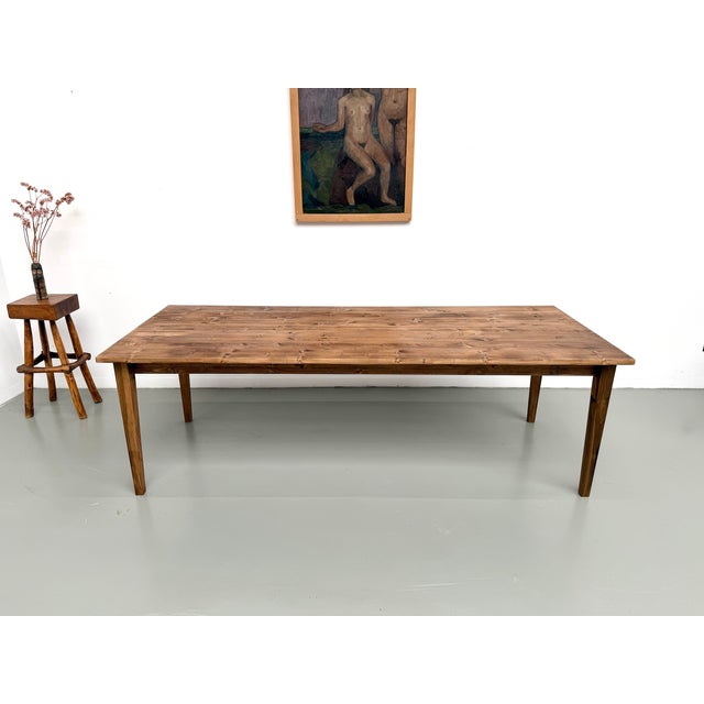 Pine Farmhouse Table, 2010s For Sale - Image 4 of 18