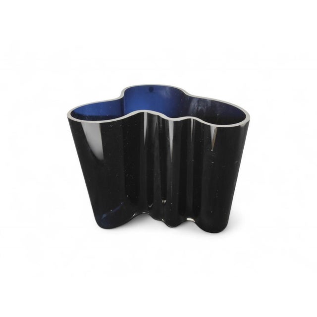 Blue Vase by Alvar Altoo for Iittala, 1990s For Sale - Image 8 of 8