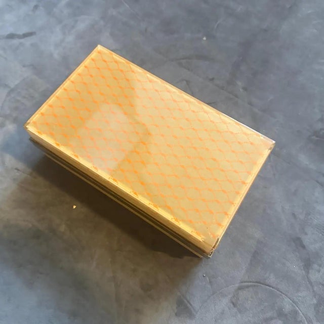 Chic 1970s Italian Mid-Century Modern Luxury Box by Ulderico Cavinato Milano An exquisite piece of high-end Italian...