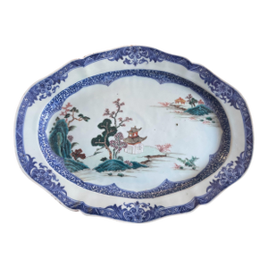 18th Century Qianlong Period Chinese Export Famille Rose Porcelain Charger or Platter
