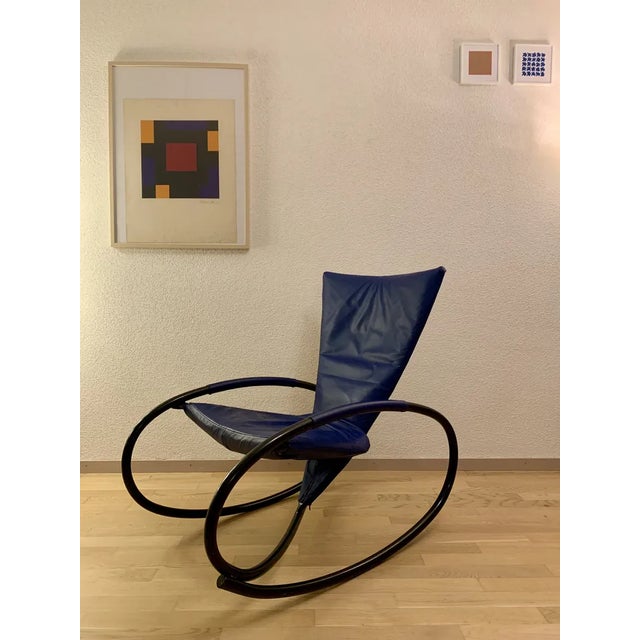Postmodern Rocking Chair by Stefan Heiliger for Strässle, 1990s For Sale - Image 9 of 11