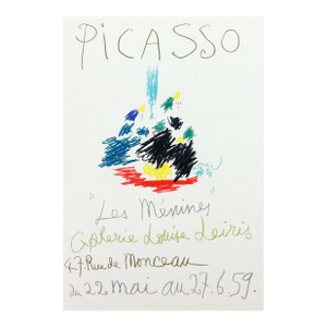 Picasso Lithograph 101, Les Menines, Art in Posters