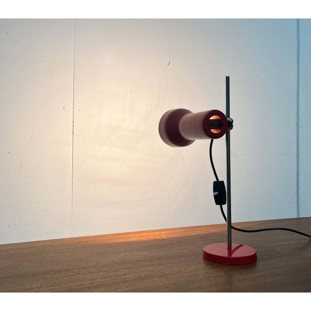 Mid-Century Space Age Modern Swiss Table Lamp, 1960s For Sale - Image 15 of 18