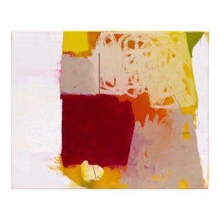 Contemporary Abstract Oil and Graphite on Canvas "Present" by Xanda McCagg For Sale