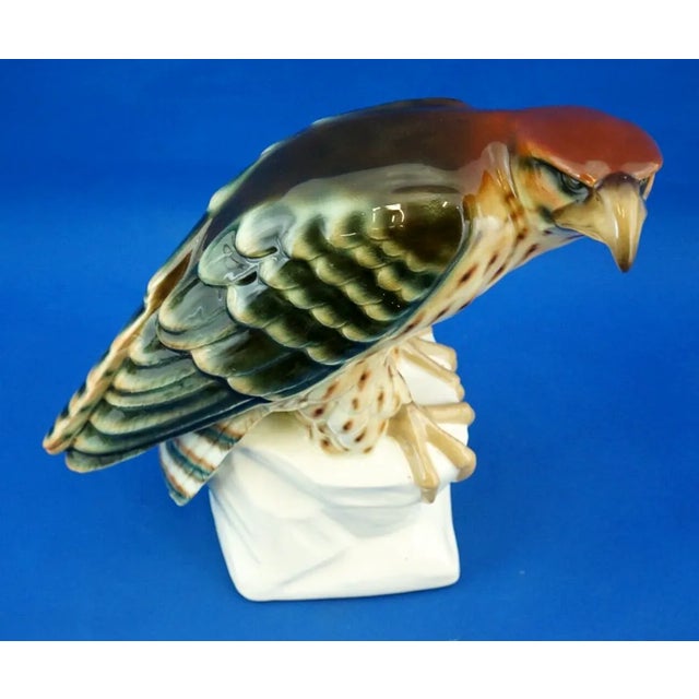 19th Century Porcelain Ceramic Eagle Sculpture by Alexandre Förster, Vienna For Sale - Image 11 of 18